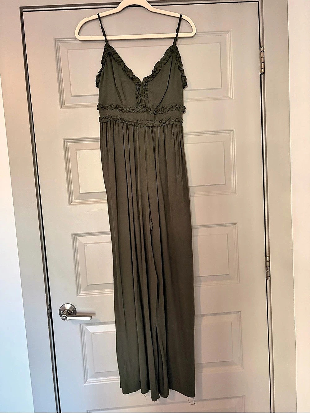 Women's Olive Green Jumpsuit